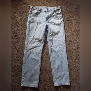 American Eagle Super High Rise Stretch Straight Jeans Size 12